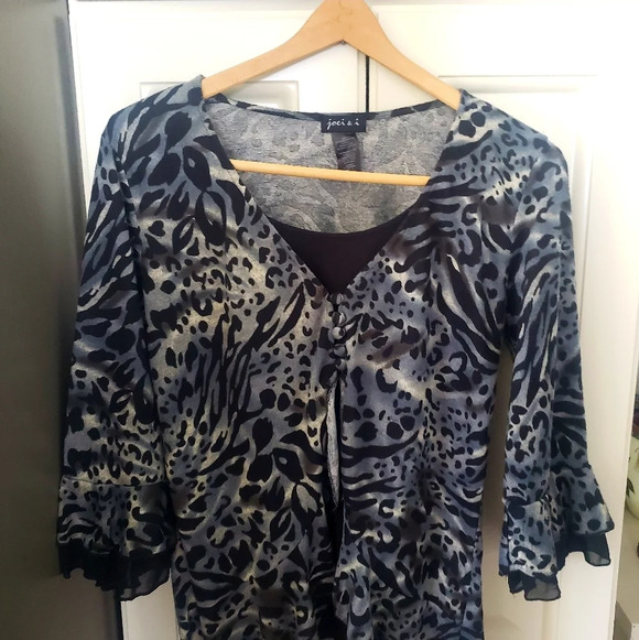 joei & I Animal Print Dressy Top - Picture 2 of 8